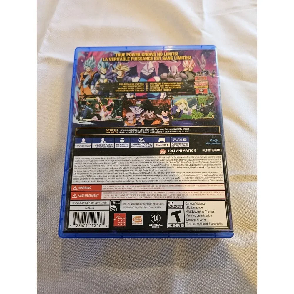 Dragon Ball FighterZ Day On‎ Edition Sony PlayStation 4 Ps4 Bandai Namco